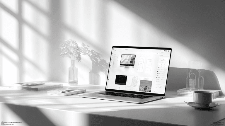 LAZY_CEO_Bright_white-based_monochrome_web_development_scene__e53f573b-50aa-4969-9629-0bc2be594f5b_1